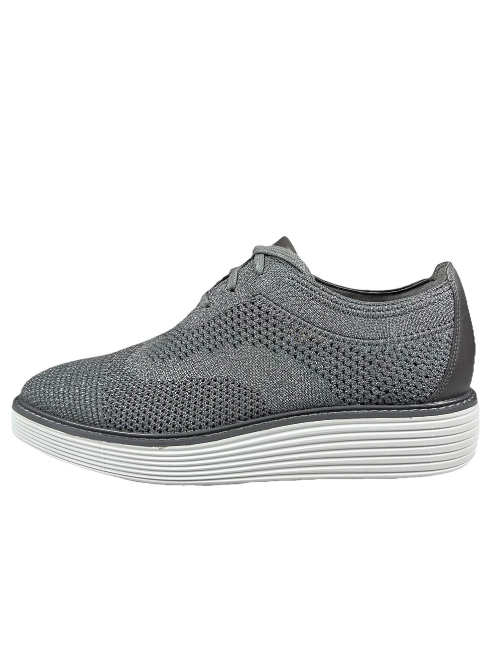 Cole Haan Womens Originalgrand Platform Stitchlite Oxfords Size 10B Silver New